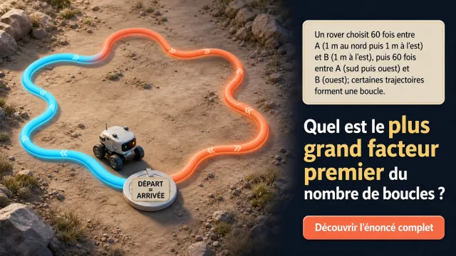 Le rover revient : problème combinatoire | Tangente