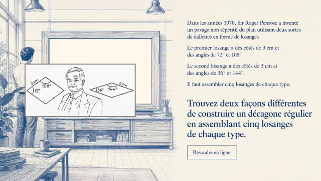 Décagomanie : pavages de Penrose | Tangente