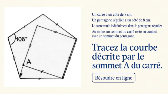 La balade du carré dans un pentagone | Tangente