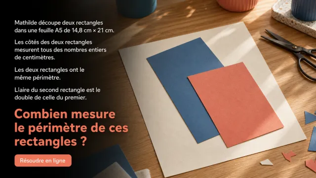 ♦♦♦ Les deux rectangles