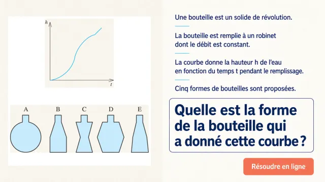 Les bouteilles : défi géométrique | Tangente