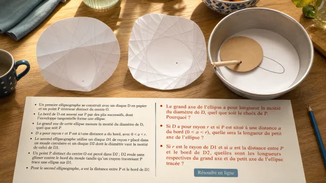 Des ellipsographes faciles à réaliser | Tangente