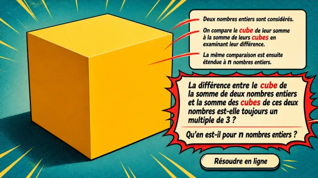 Avec des cubes | Tangente