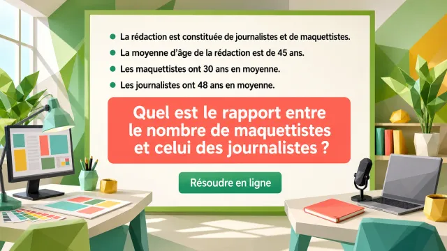 Histoire de moyennes - Rapport maquettistes journalistes