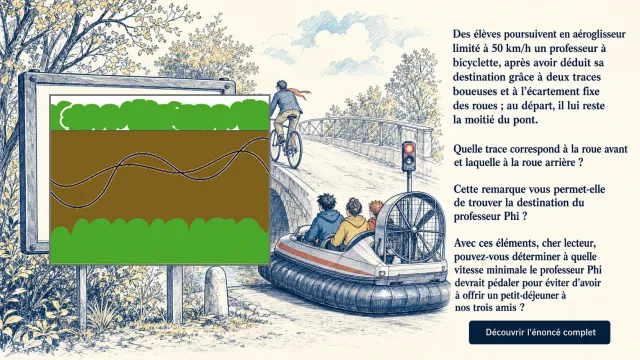 À bicyclette
