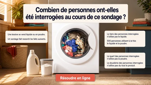Défi Sondage : Combien de Personnes Ont Été Interrogées ?