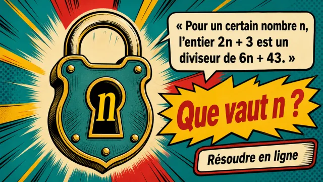 Division dans N : problème de divisibilité | Tangente