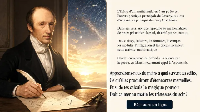 Cauchy le poète