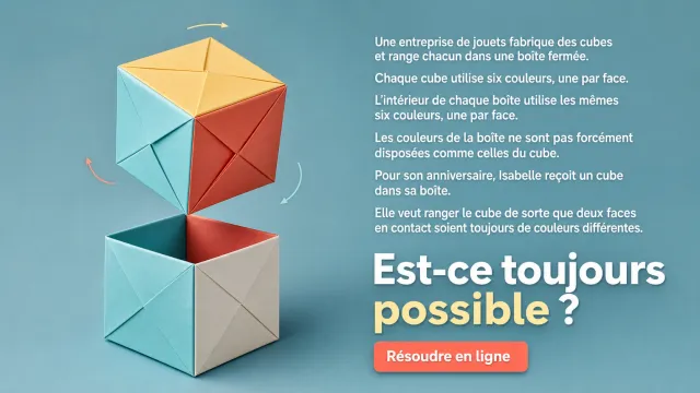 Problème : Un cube dans sa boîte | Tangente