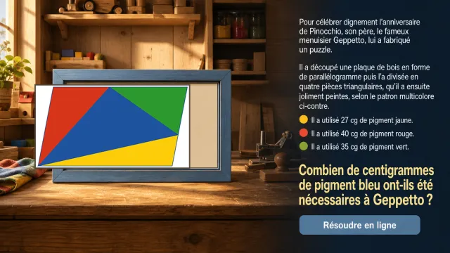 Dans le bleu... du puzzle | Tangente