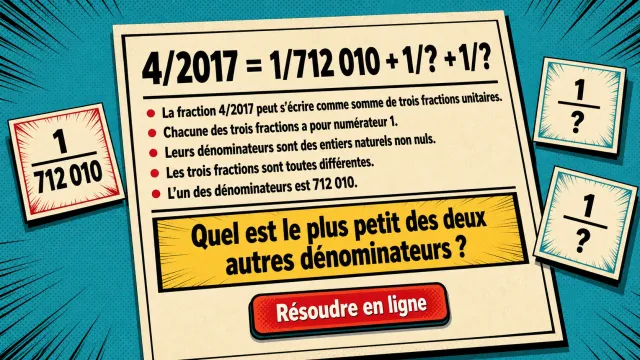 ♥♥ En fractions unitaires