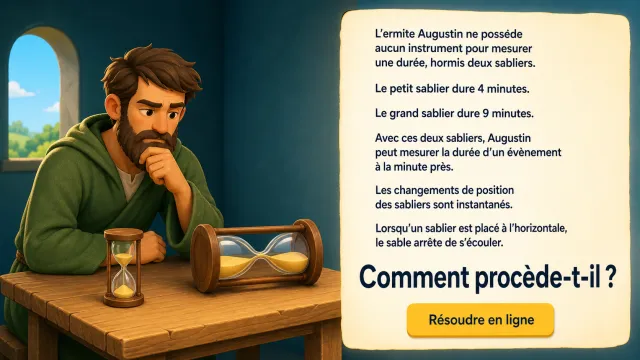 L'ermite et ses sabliers | Tangente