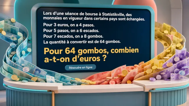 Problème : Change — convertir des monnaies | Tangente
