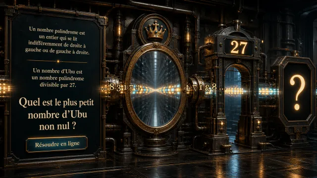L'Ubu non nul, palindrome et 27 | Tangente