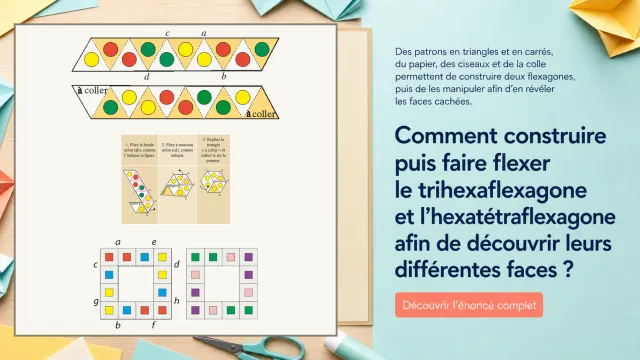 Construisez votre flexagone : guide mathématique | Tangente