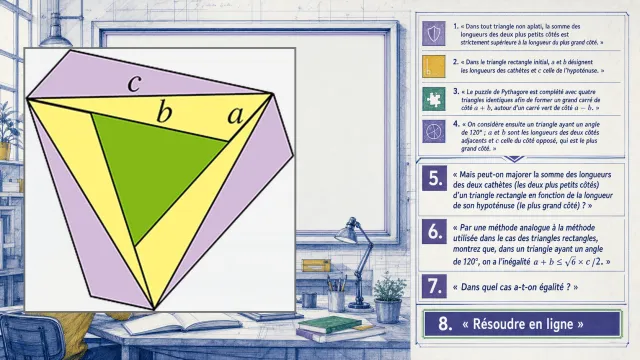 Inégalités en puzzles géométriques | Tangente