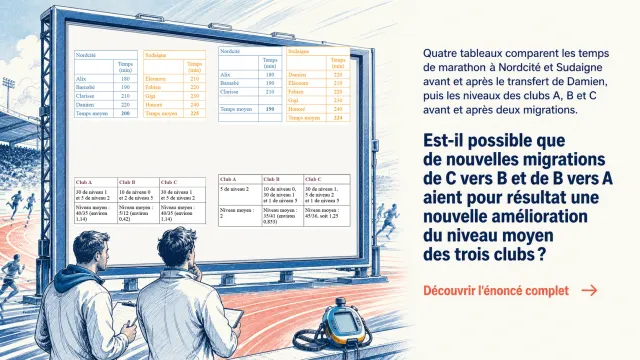 Des performances moyennes en hausse : défi mathé… | Tangente