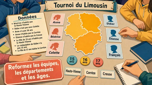 ♦♦ Formez les équipes