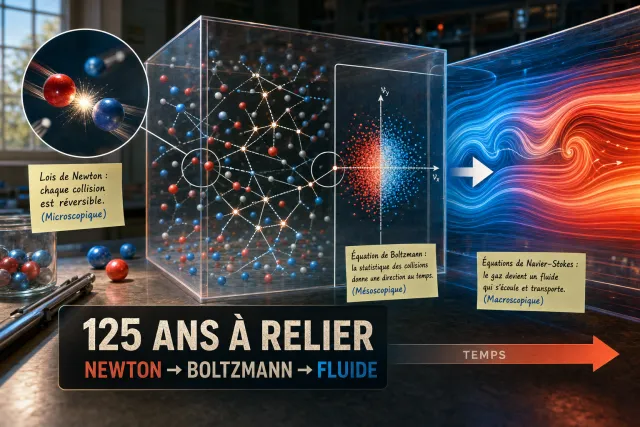 6e Problème de Hilbert résolu : le lien Newton-Boltzmann-Navier-Stokes enfin prouvé