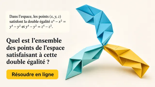 Problème : des ellipses et des droites dans l'espace | Tangente