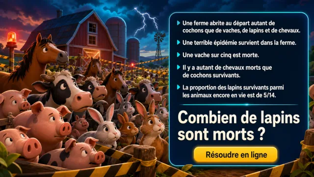 Problème : la ferme apocalyptique | Tangente