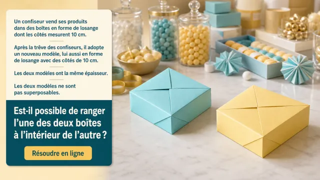 Trêve des confiseurs - Problème de maths | Tangente
