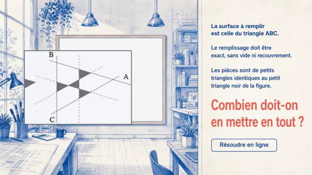 Remplissage - Défi de géométrie et logique | Tangente