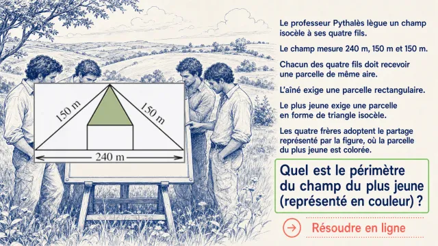 Le champ du professeur Pythalès : géométrie | Tangente