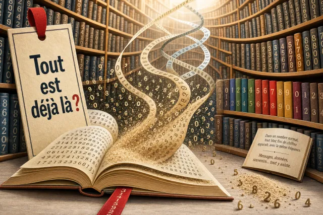 Nombres normaux : la Bibliothèque de Babel cache votre mot de passe