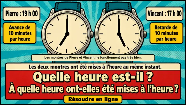 À la bonne heure : deux montres qui dérèglent | Tangente