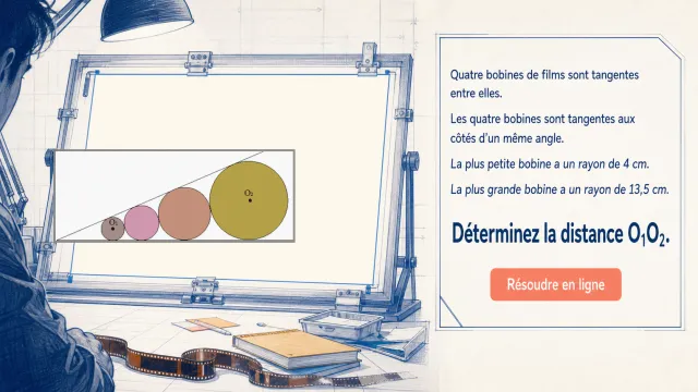Les quatre bobines : cercles tangents | Tangente