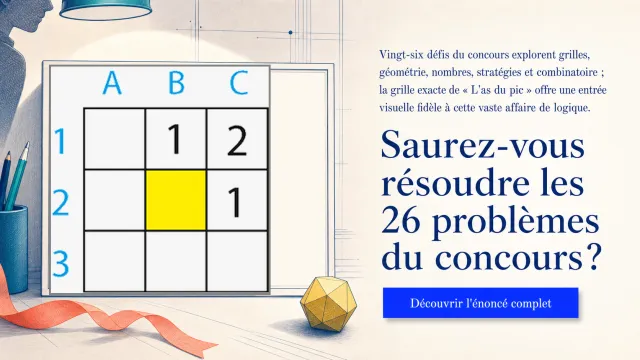 Concours Affaire de Logique : grilles et pics à résoudre