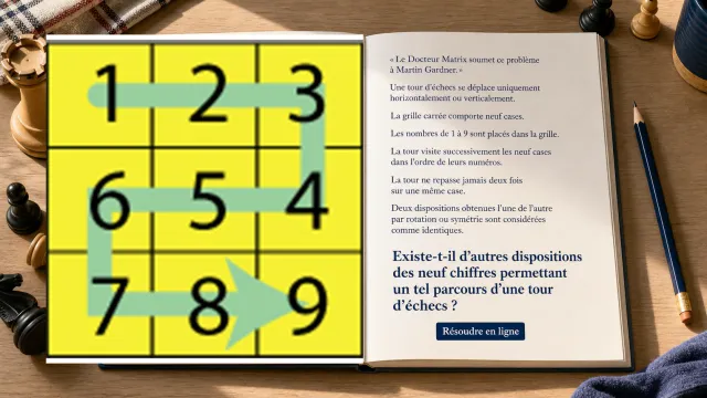 Les neuf chiffres : placez la tour dans la grille | Tangente