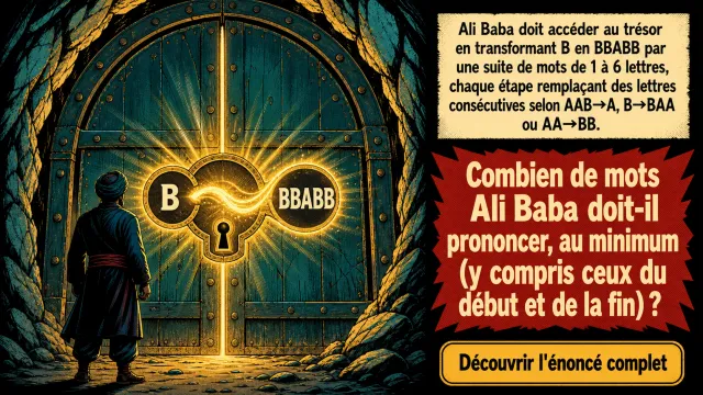 Ali-Baba et la formule magique en lettres | Tangente