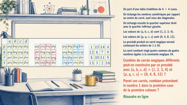 Carre magico-magique de Fermat : combien ? | Tangente