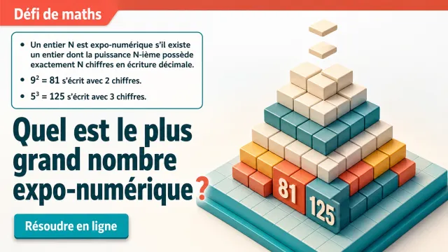 Quel est le plus grand nombre expo-numérique ?