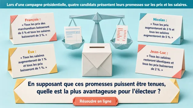 Problème : Toujours des promesses électorales | Tangente