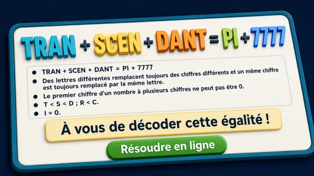 ♥♥ Vous avez dit « transcendant » ?