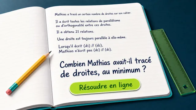 Les droites de Mathias — Défi de mathématiques | Tangente
