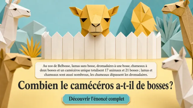 Le cameceros : combien de bosses ? | Tangente
