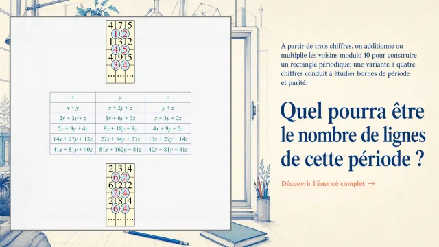 Le rectangle de Pascal — Suite numerique | Tangente