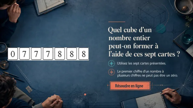 Un grand cube : trouvez le cube parfait | Tangente