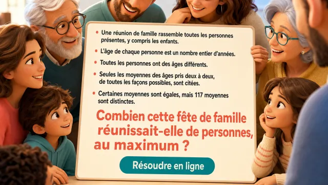 Une grande famille : combien de personnes a la reunion ? | Tangente