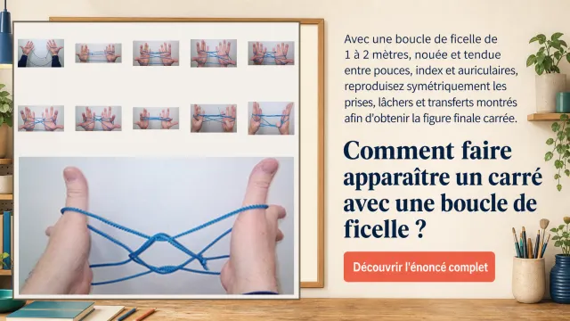 Jeux de ficelles : traditions et topologie | Tangente