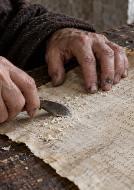 Palimpseste d'Archimède : une page oubliée découverte à Blois