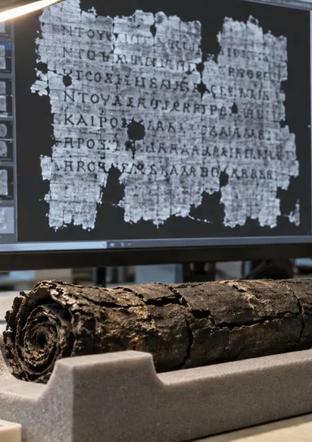 Comment lire un livre fermé : la tomographie au service de l'archéologie