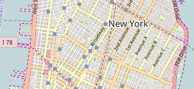Distances etonnantes : Manhattan et Tchebychev | Tangente
