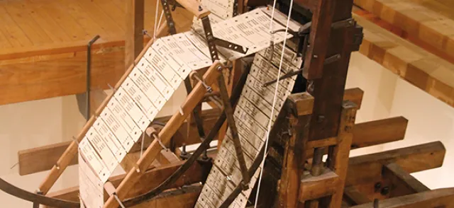 Cartes perforées : de Jacquard à Hollerith